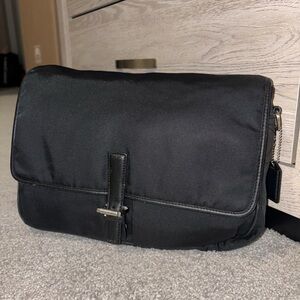 Vintage coach Men's small Black Messenger Bag - Classic Everyday Carry